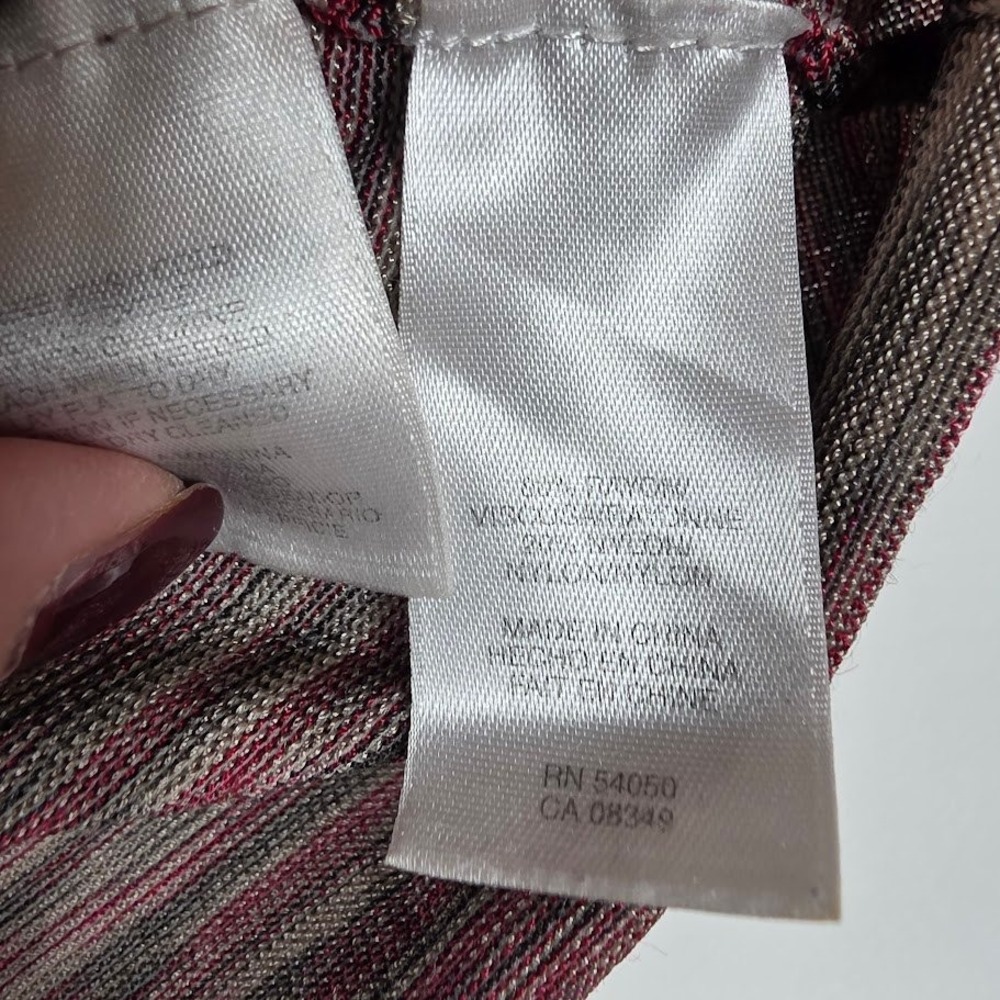 Jones New York Collection Womens Sweater Size L Sleeveless Cowl Neck Multi Color - Picture 5 of 6